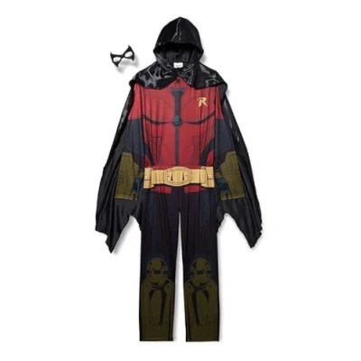 Image of Rubie&#039;s 884821XL DC Robin Arkham City Costume, Men&#039;s, X Large Halloween