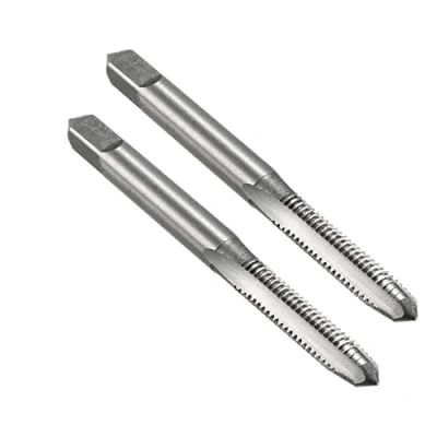 Image of TA VIGOR 2Pcs M6 x 1mm Metric Machine Tap, HSS 3 Straight Flute Taper Plug Pitch Screw Thread Tapping Threading Machinist Repair DIY Tool