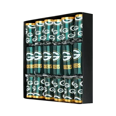 Image of FOCO Green Bay Packers NFL American Football Pack of 6 Christmas Party Favors