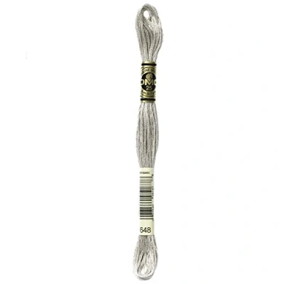 Image of DMC 117 648 Six Stranded Cotton Embroidery Floss, Light Beaver Gray, 8.7 Yard