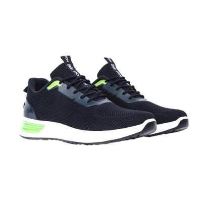 Image of Crosshatch NYLES Mens Traniers Sneaker, Navy, 10 UK