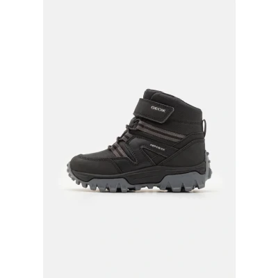 Image of Geox Himalaya BOY ABX Winter boots for kids, Size: 8.5K, Black Imitation leather/ textile