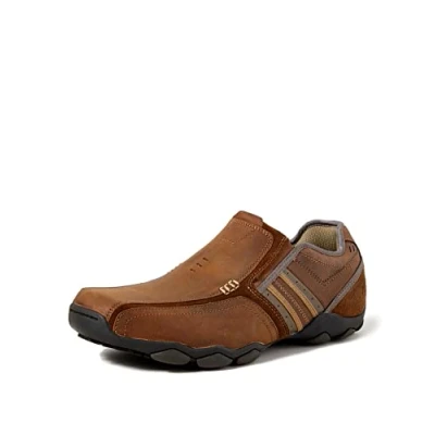 Image of Skechers Diameter Zinroy, Men&#039;s Loafers, Brown, 8 UK