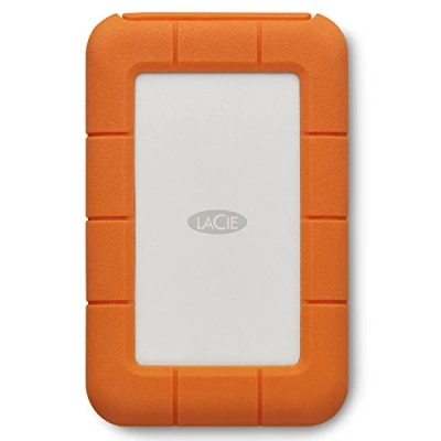 Image of LaCie Rugged USB C 4TB, Draagbare Externe Harde Schijf, PC Mac iPad &amp; iPhone, Data Rescue Service (STFR4000800)