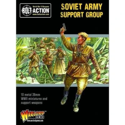Image of Soviet Army support group 28mm Scale metal Miniatures for Bolt Action by Warlord Games Highly Detailed World War 2 Table top Wargaming