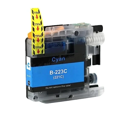 Image of Go Inks 1 Cyan Ink Cartridge to replace Brother LC223C Compatible/non OEM for DCP &amp; MFC Printers