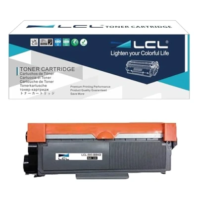 Image of LCL Toner Cartridge 593 BBKD BBLH 2600Pages (1 Black) Replacement for DELL E310DW E514DW E515DN E515DW