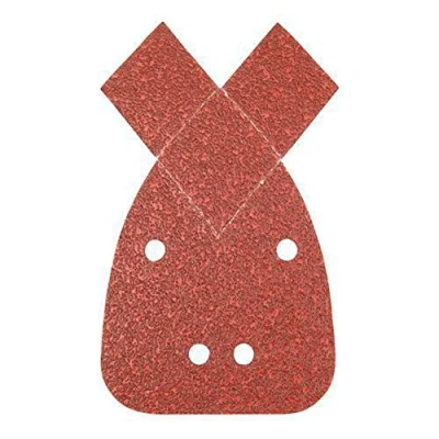 Image of Silverline Hook &amp; Loop Detail Sander Sheets with 2 Tips 140mm 10pk 40 Grit