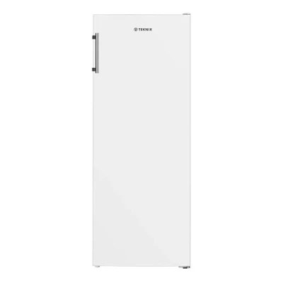 Image of Teknix TFF1435W Tall Freestanding Freezer Upright with 161L Capacity Frost Free Reversible Door 5 Large Drawers White, H143.0 x W55.0 D60.0 (cm)