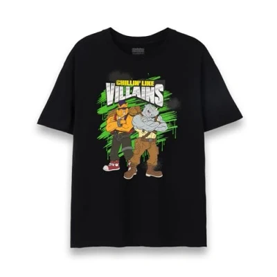 Image of Teenage Mutant Ninja Turtles T Shirt Mens TMNT Villains Black Top XX Large