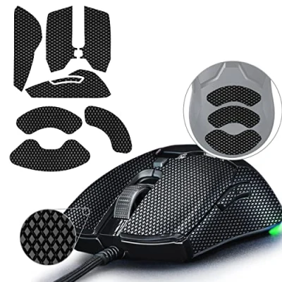 Image of TALONGAMES Mouse Anti Slip Grip Tape Compatible with Razer Viper Mini Gaming Mouse, Palm Sweat Absorption, Thin 0.5mm, Cut to Fit, Easy Apply, Skin