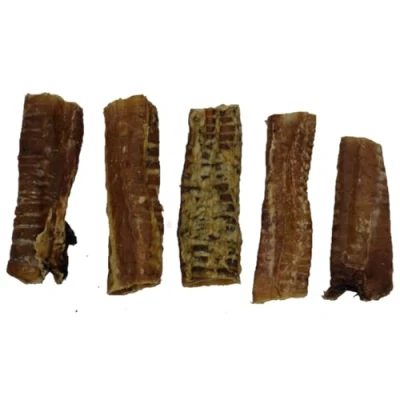 Image of Express Pet Supplies Buffalo Trachea (Windpipe) 100% Natural Traditional Air Dried Dog Treat Chews (500g)