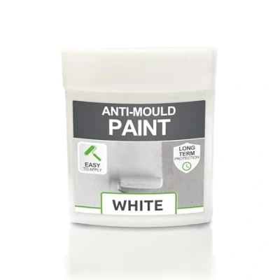 Image of SmartSeal Anti Mould Paint 75ml Sample For Walls &amp; Ceilings in Bathrooms, Kitchens Bedrooms. Ultimate Protection Against Dangerous 5yr Resistance Brilliant White Finish