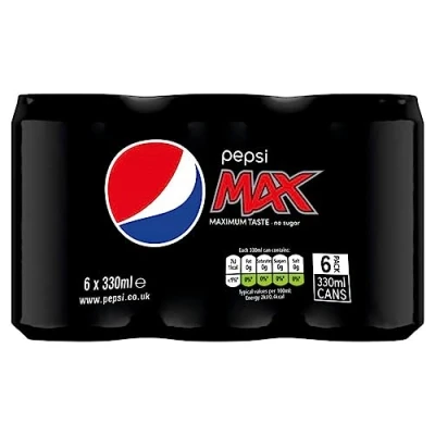 Image of Pepsi Max, 330ml (6 Pack)