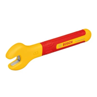 Image of Bosch Professional VDE Spanner 8 mm (jaw Position of 15, Certified up to 1,000 V, Insulated with Polypropylene (PP) and Thermoplastic Elastomer (TPE))