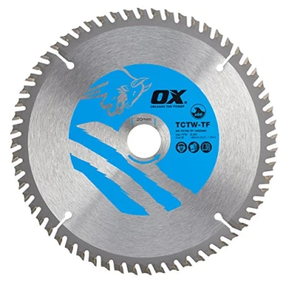 Image of OX Wood Cutting Thin Kerf Circular Saw Blade 160/20mm, 60 Teeth ATB