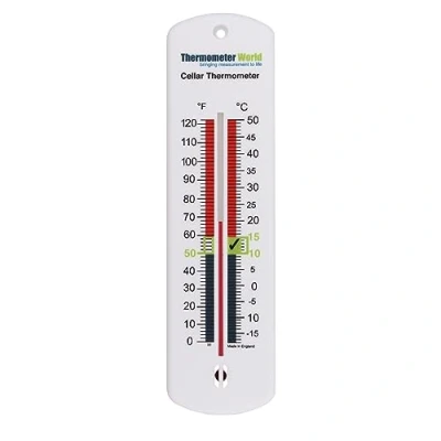 Image of Beer and Wine Cellar Thermometer Ideal For Or Temperature Monitoring
