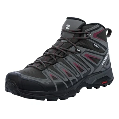 Image of Salomon X Ultra Pioneer Mid ClimaSalomon Waterproof Men&#039;s Hiking Shoes, All Weather, Secure Foothold, and Stable Cushioned, Peat, 10.5