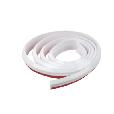 Image of 2M Shower Seal Strip, Wet Room Bathroom Floor Barrier, Tray Sealing Silicone Bath Edging Trim Sealant