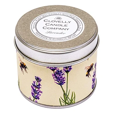 Image of Clovelly Soap Co Handmade Natural Scented Lavender Aromatherapy Soy Wax Vegan Candle