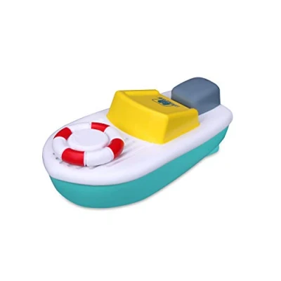 Image of Bburago B16 89002 BB Junior Splash N Play Twist &amp; SAIL Wind up Bath Toy, Blue, Klein