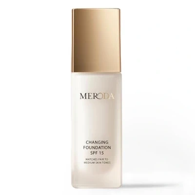 Image of MERODA® Colour Changing Foundation [LIGHT TO MEDIUM SKIN] Color Mature Skin Face Foundations Change Liquid Makeup Long Lasting Match