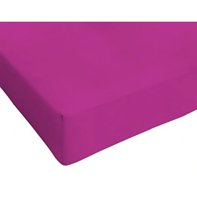 Image of Sogni e Capricci Max Color Fitted Sheet with 25cm Corner, Fuchsia, double