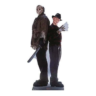 Image of Star Cutouts SC1645 Freddy versus Jason Cardboard Cutout Kreuger &amp; Voorhees