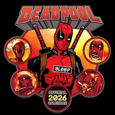 Image of Disney, Marvel Deadpool &amp; Wolverine Calendar 2026