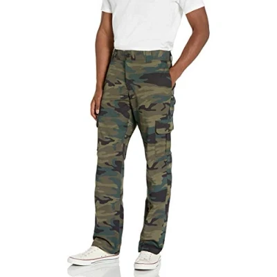 Image of Dickies, Men&#039;s, MECHANICAL STRETCH CARGO PANT REGULAR, HUNTER GREEN CAMO, 36W / 30L