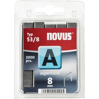 Image of Novus Typ 53/8 A 8 mm Staples (Pack of 2000) /Stationery
