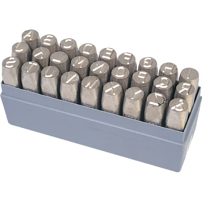 Image of Pryor 3.0mm (1/8&quot;) Letter Punches (27 Set)