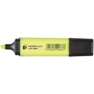Image of 5 Star Office Highlighter Chisel Tip 1 5mm Line Yellow [Pack 12]
