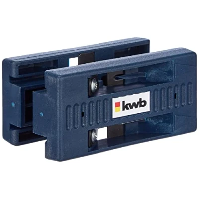 Image of kwb 40mm Double Sided Edge Trimmer for Melamine Edges and Veneers, Blue