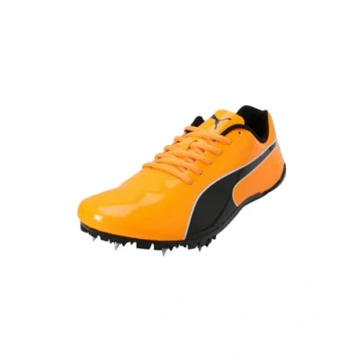 Image of PUMA Unisex Evospeed PREP Sprint 3.5 Track and Field Shoe, Sun Stream Black White, 11 UK
