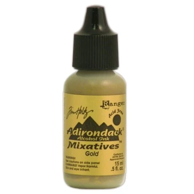 Image of Ranger Tim Holtz Adirondack Alcohol Ink, Gold,0.05 oz