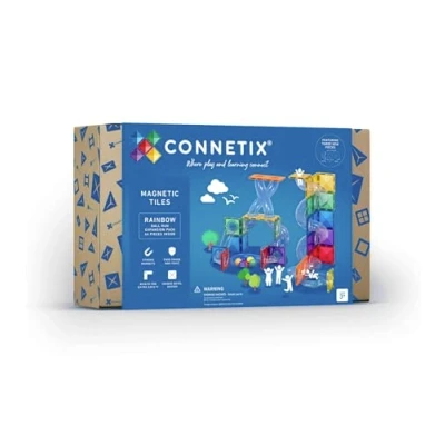 Image of CONNETIX Rainbow Ball Run Expansion Pack, 66 Pieces