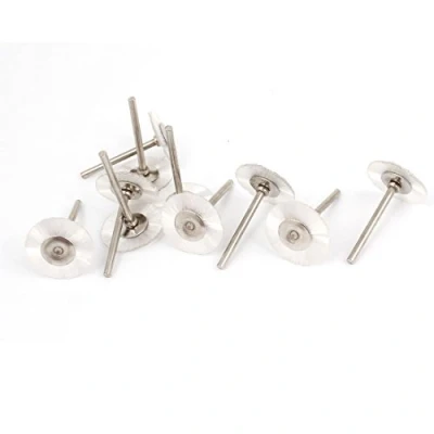 Image of Sourcingmap 3mm Shank 25mm Dia Nylon Brush Buffing Wheel Rotary Tool White 10pcs