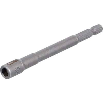 Image of BGS 2762 Socket, Hexagon, extra long for electric drills 6.3 mm (1/4&quot;) Drive 6