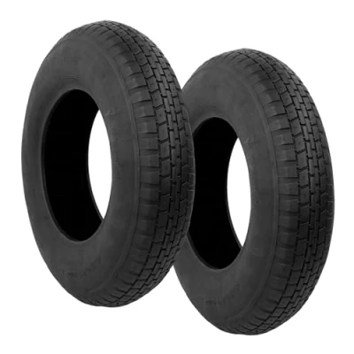 Image of KCT 2 Pack 4.80/4.00 8&quot; Inch Wheel Replacement Tyre Heavy Duty Pneumatic Wheelbarrow Trolley Cart Tire