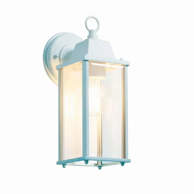 Image of Zink CERES Outdoor Wall Lantern Pale Blue
