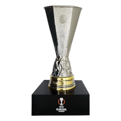 Image of UEFA EUROPA LEAGUE Replica Trophy on Acrylic Base (150 mm), Silver, 15 cm