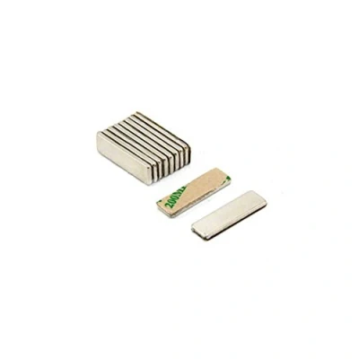 Image of Magnetastico® 20 pcs self adhesive neodymium magnets N52 rectangle 20x10x1 mm Strong with branded tape &amp; extra high force