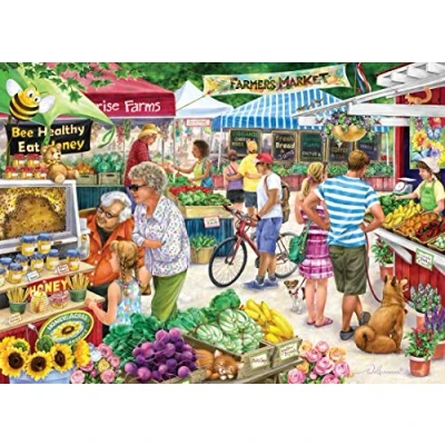 Image of Vermont Christmas Company Farmer&#039;s Market Jigsaw Puzzle 1000 Pieces