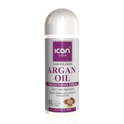 Image of Ican London Hair Polisher Argan Oil Smoothing Serum, 207ml