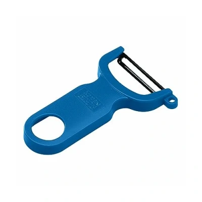 Image of Kuhn Rikon Potato Peeler with Steel Blade. Vegetable Peeler. Veg Sharp Peelers for Kitchen. Super Light Speed Apple 3 Year Kitchen Accessories Guarantee