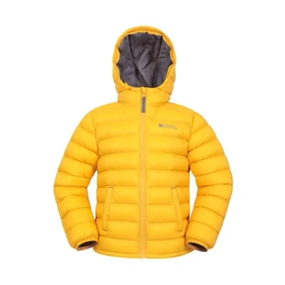 Image of Mountain Warehouse Seasons Padded Kids Puffer Jacket Water Resistant &amp; Lightweight Insulated Rain Coat, Boys Girls Great for Spring Summer, School or Travelling Mustard Size 2 3 Years