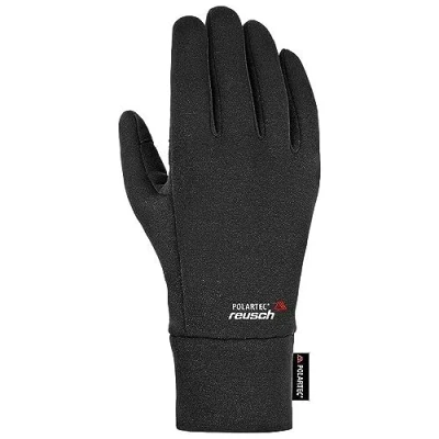 Image of Reusch Men&#039;s Polartec Micro Liner 2 Glove, Black, 8