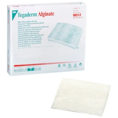 Image of 3M Tegaderm High Gelling Alginate Dressing 90212, 50 Pieces (Pack of 5)