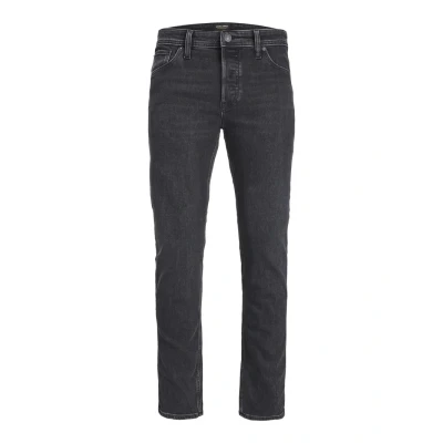 Image of JACK &amp; JONES Mens Denim Jeans, Mike Original, Comfor Fit, Classic Five Pocket Style, Black (UK, Waist Inseam, 30, 32, Black)